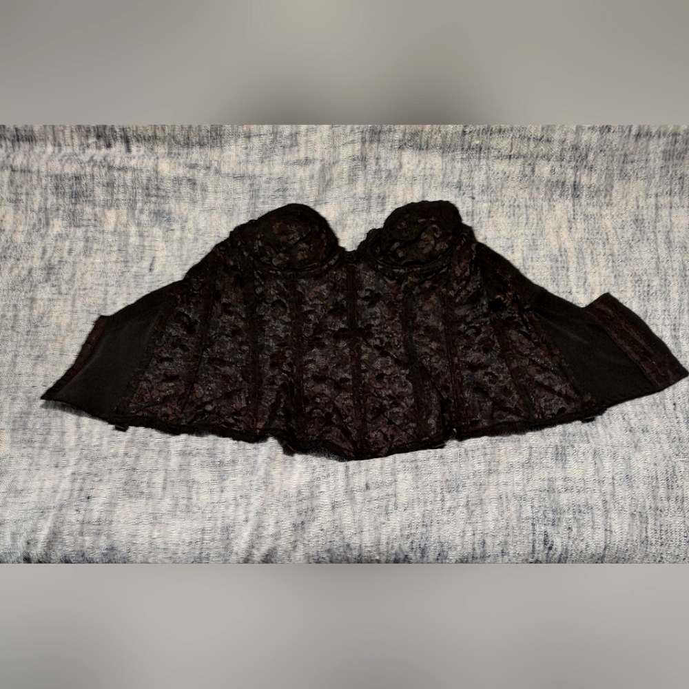 Black Carnival Lace Corset Size 32B